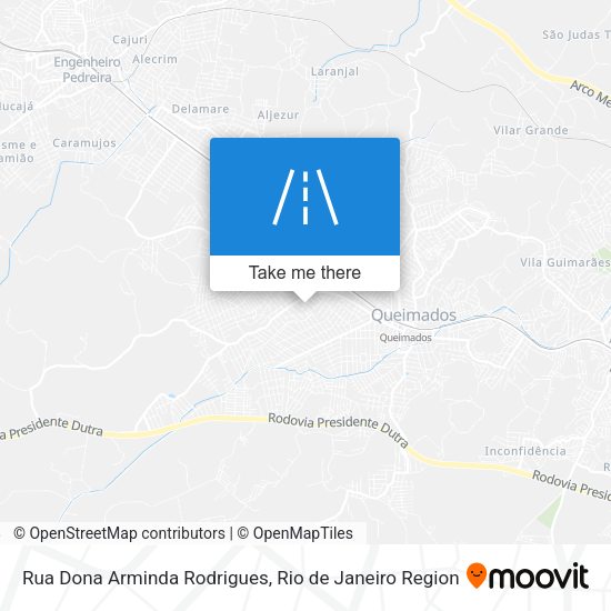 Rua Dona Arminda Rodrigues map