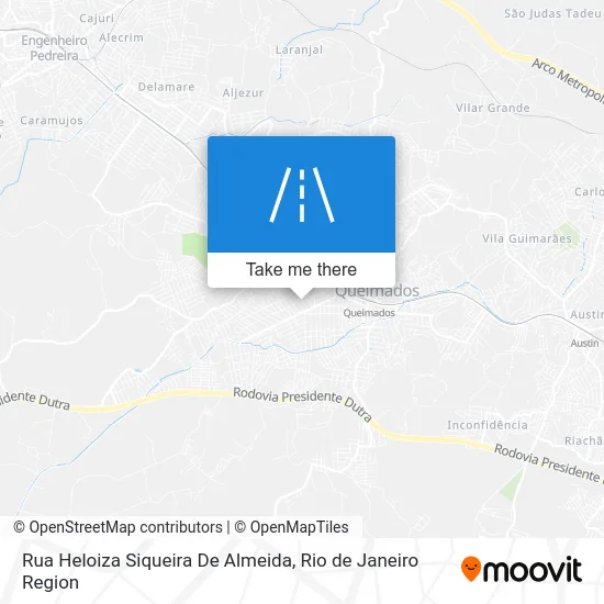 Rua Heloiza Siqueira De Almeida map