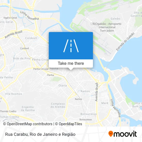 Rua Carabu map