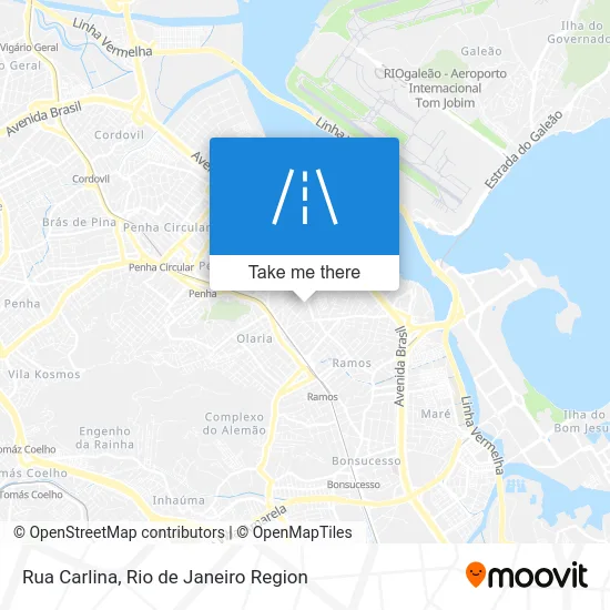 Rua Carlina map