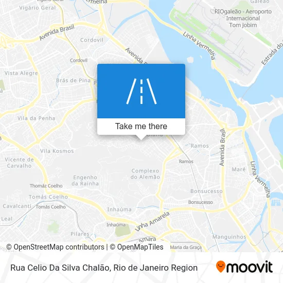 Rua Celio Da Silva Chalão map