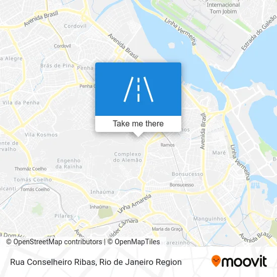 Rua Conselheiro Ribas map