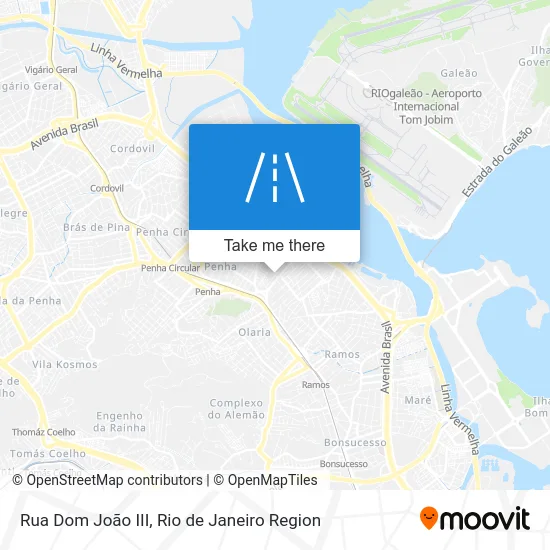 Rua Dom João III map