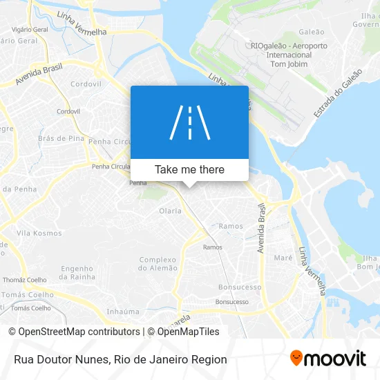 Rua Doutor Nunes map