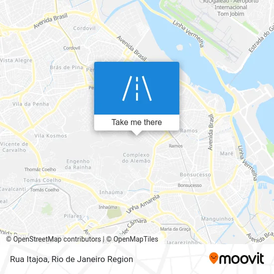 Rua Itajoa map