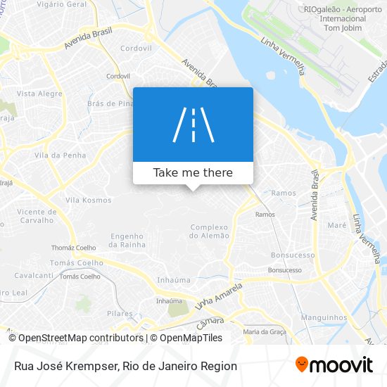 Rua José Krempser map