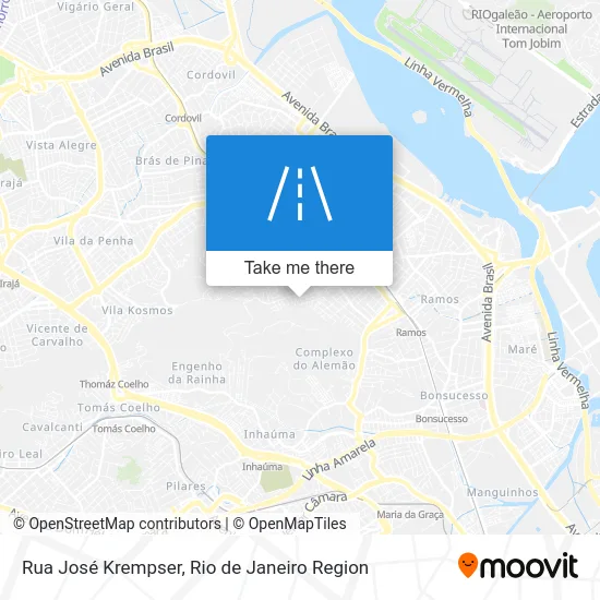 Rua José Krempser map