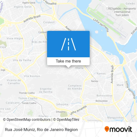 Rua José Muniz map