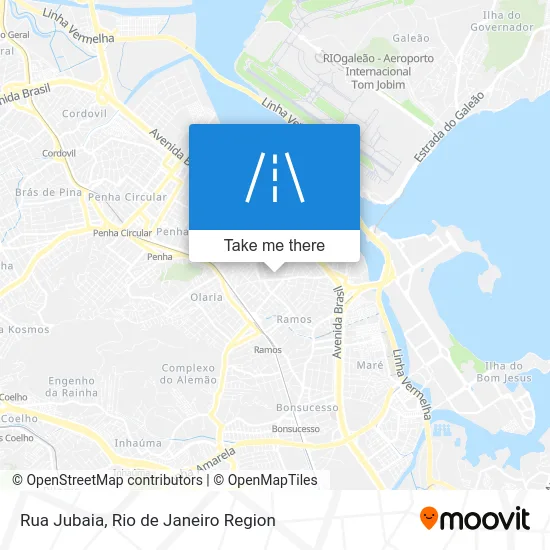 Rua Jubaia map