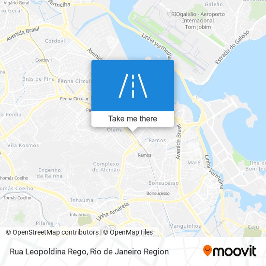 Rua Leopoldina Rego map