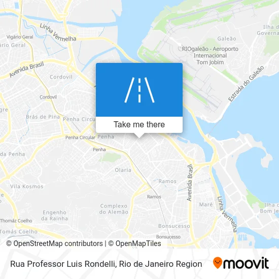 Rua Professor Luis Rondelli map