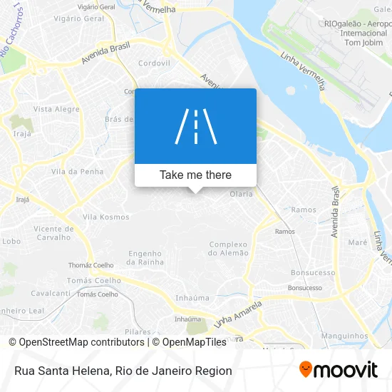 Rua Santa Helena map