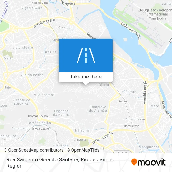 Rua Sargento Geraldo Santana map