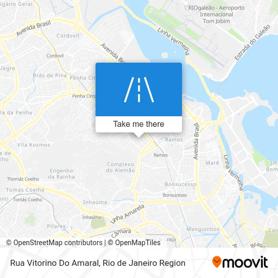 Rua Vitorino Do Amaral map