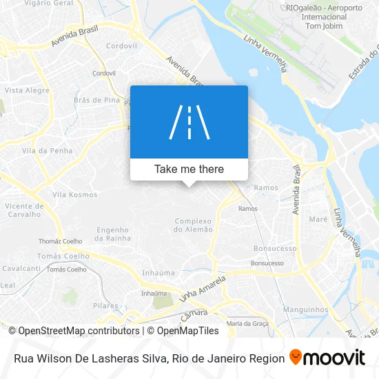 Rua Wilson De Lasheras Silva map