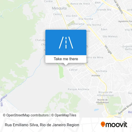Rua Emiliano Silva map