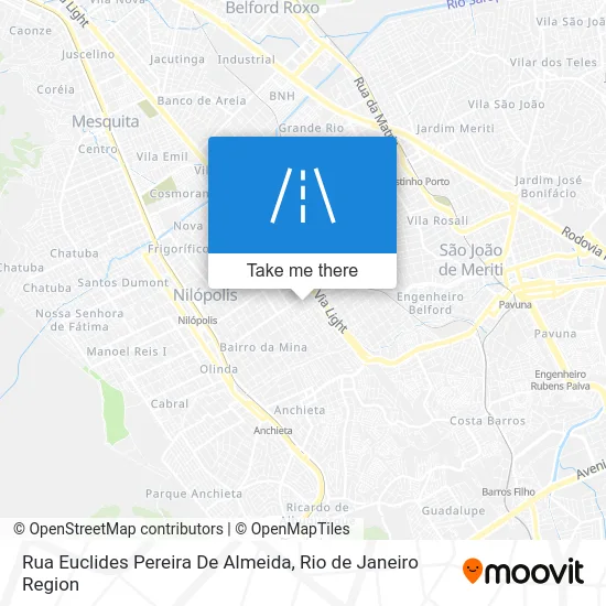 Rua Euclides Pereira De Almeida map