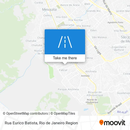 Rua Eurico Batista map