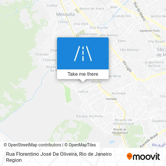 Rua Florentino José De Oliveira map
