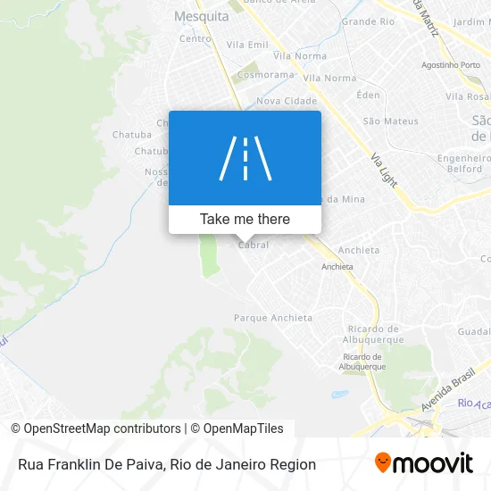 Rua Franklin De Paiva map