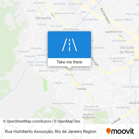 Rua Humberto Assunção map