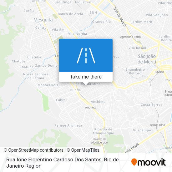 Rua Ione Florentino Cardoso Dos Santos map