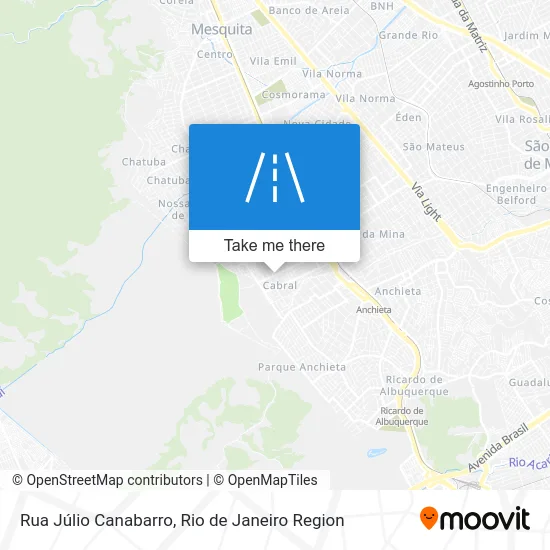 Rua Júlio Canabarro map