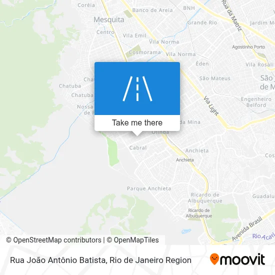 Rua João Antônio Batista map