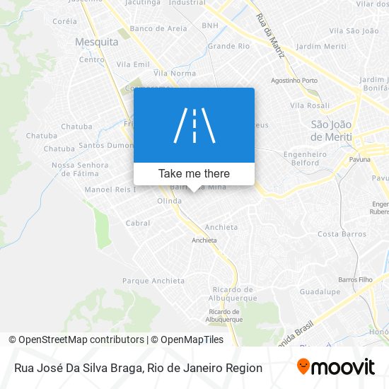 Mapa Rua José Da Silva Braga