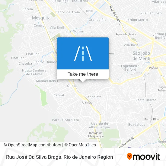 Rua José Da Silva Braga map