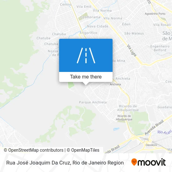 Rua José Joaquim Da Cruz map