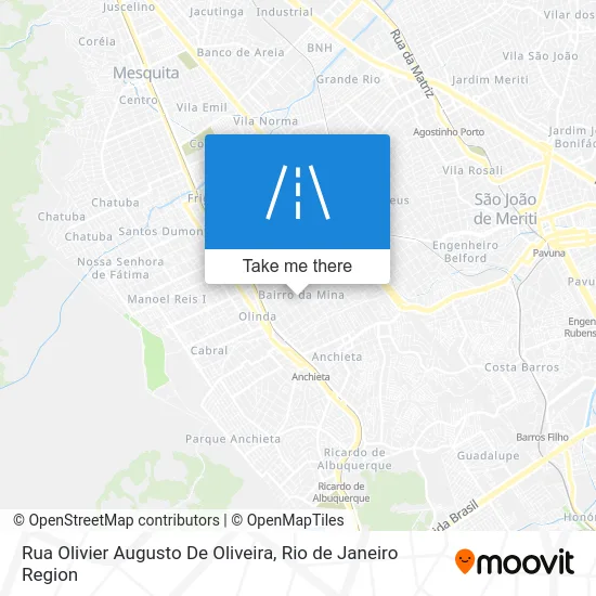 Rua Olivier Augusto De Oliveira map