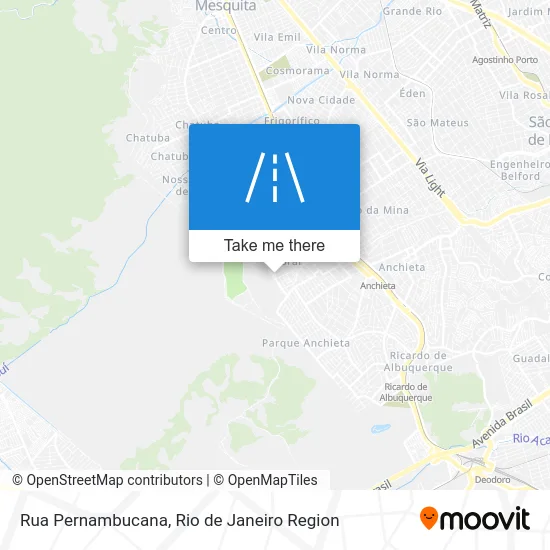 Rua Pernambucana map