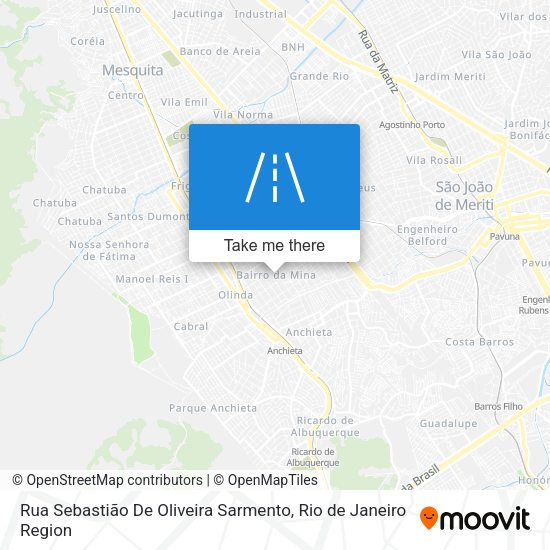 Rua Sebastião De Oliveira Sarmento map