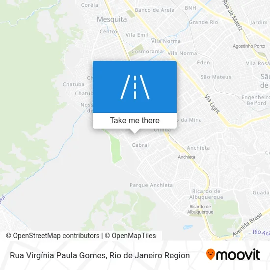 Rua Virgínia Paula Gomes map