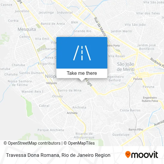 Travessa Dona Romana map