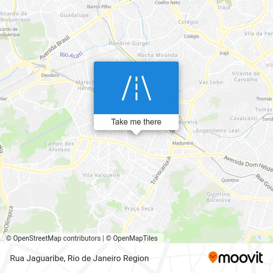 Rua Jaguaribe map