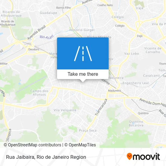Rua Jaibaira map