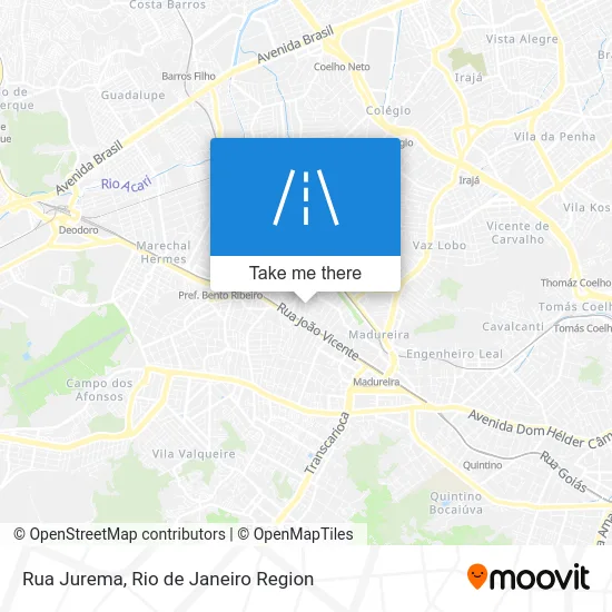 Rua Jurema map