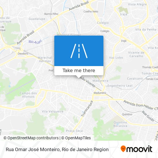 Rua Omar José Monteiro map