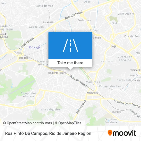 Rua Pinto De Campos map