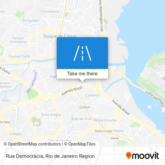 Rua Democracia map