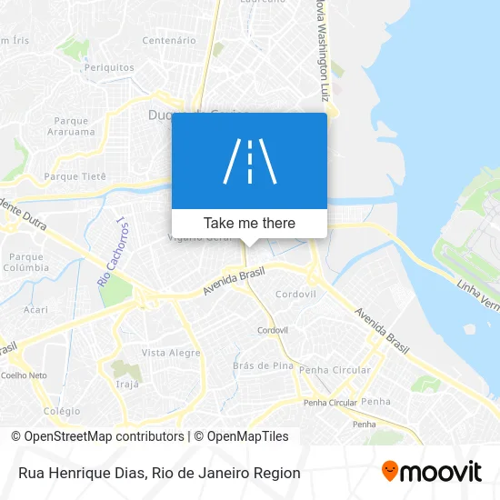 Rua Henrique Dias map