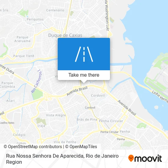 Rua Nossa Senhora De Aparecida map
