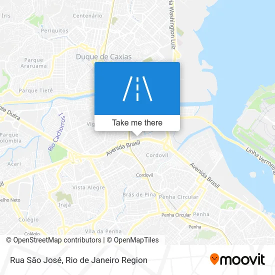 Rua São José map