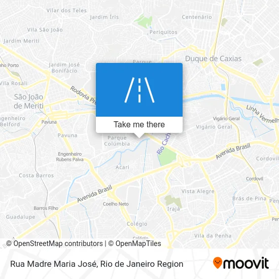Rua Madre Maria José map