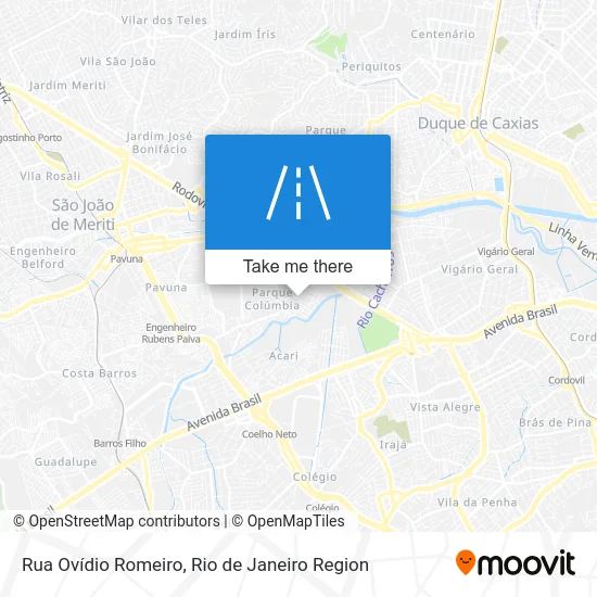 Rua Ovídio Romeiro map