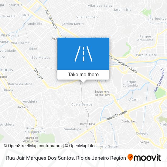 Rua Jair Marques Dos Santos map