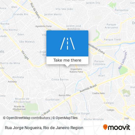 Rua Jorge Nogueira map