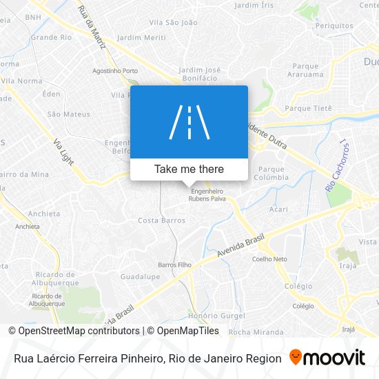 Rua Laércio Ferreira Pinheiro map
